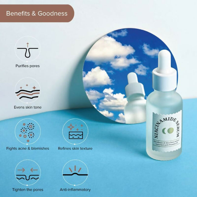 Dromen & Co Niacinamide Serum - Fights acne & blemishes Tighten Pores Main Image
