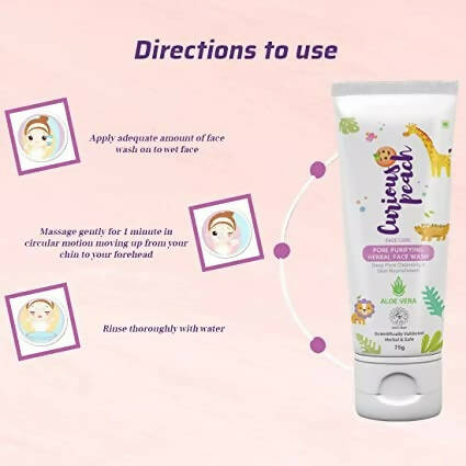 Curious Peach Pore Purifying Herbal Face Wash