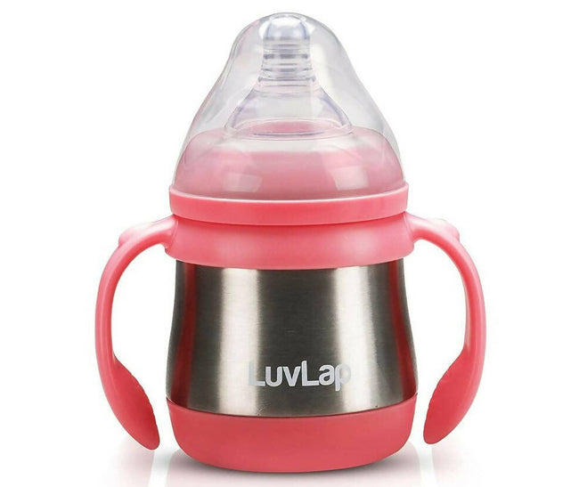 LuvLap Steel Feeding Baby Bottle Hover Image