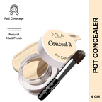 Mila Beaute Conceal It Pot Concealer Creamy Matte Finish with SPF 15 - Rich Vanilla
