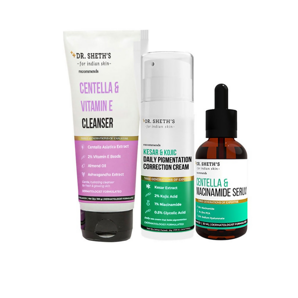 Dr. Sheth's Fresh & Clear CSM (Cleanser, Serum, Moisturizer) Combo