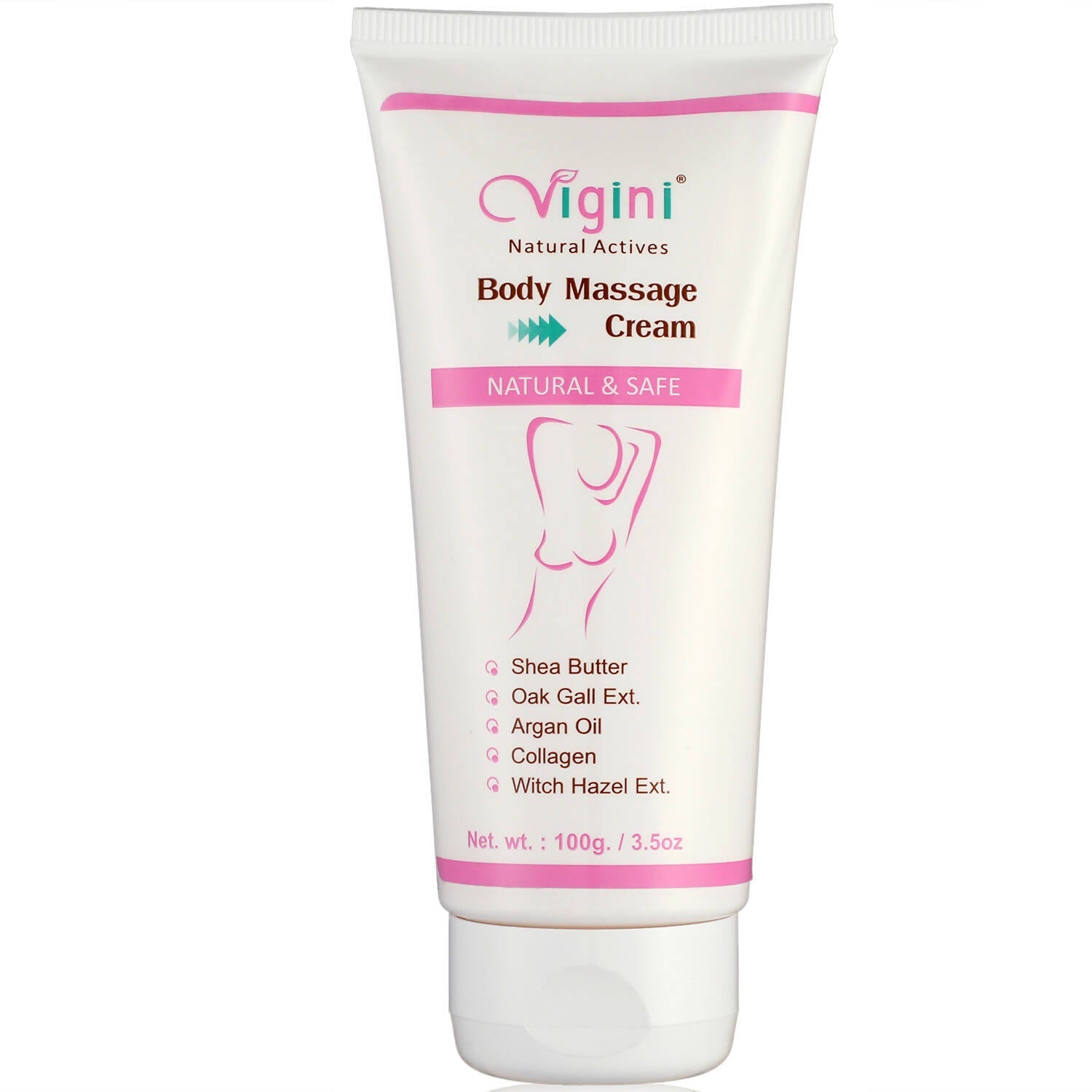 Vigini Natural Actives Bust Breast Body Toner Firming Massage Oil Cream