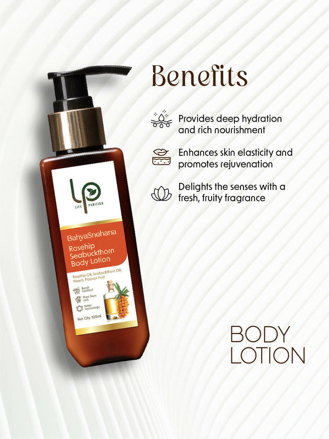 Life Purified Bahyasnehana Rosehip Seabuckthorn - Body Lotion Main Image