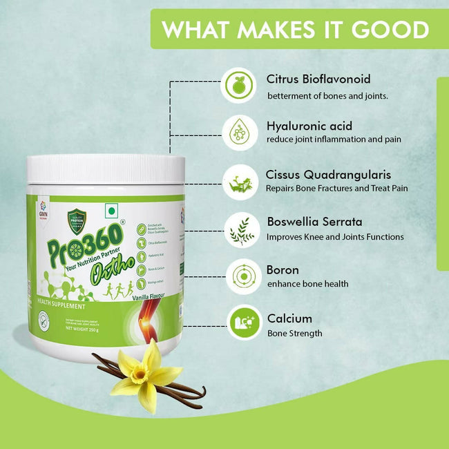 Pro360 Ortho Bone and Joint Protein Supplement Powder Main Image