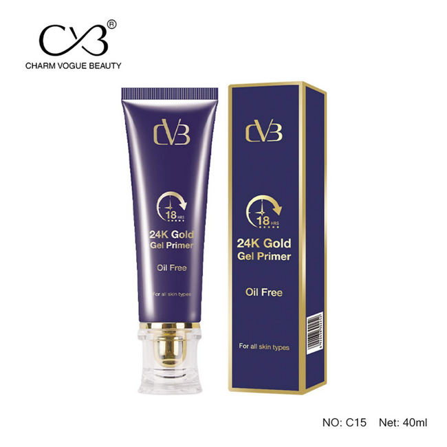 CVB C15 24K Gold Gel Primer for Pores Minimization Anti-Ageing Oil-Free Main Image