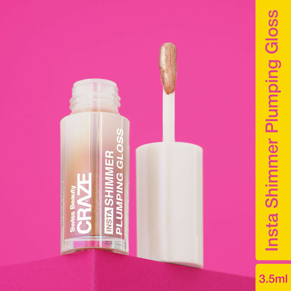 Swiss Beauty Craze Insta Shimmer Plumping Gloss - 1. Main Character