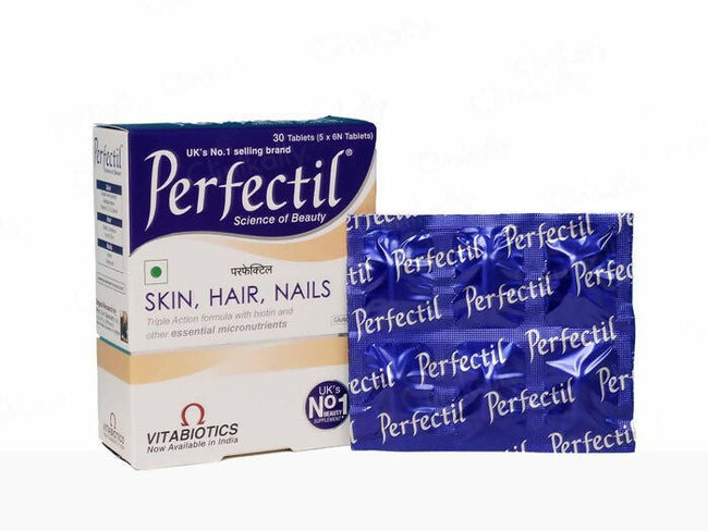 Perfectil Skin Hair Nail Supplement Tablets Hover Image