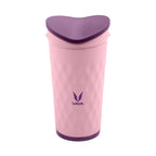 Vaya Drynk Kid'S Stainless Steel Tumbler With Spill-Proof Pediasafe Lid - 350ml (Pink)