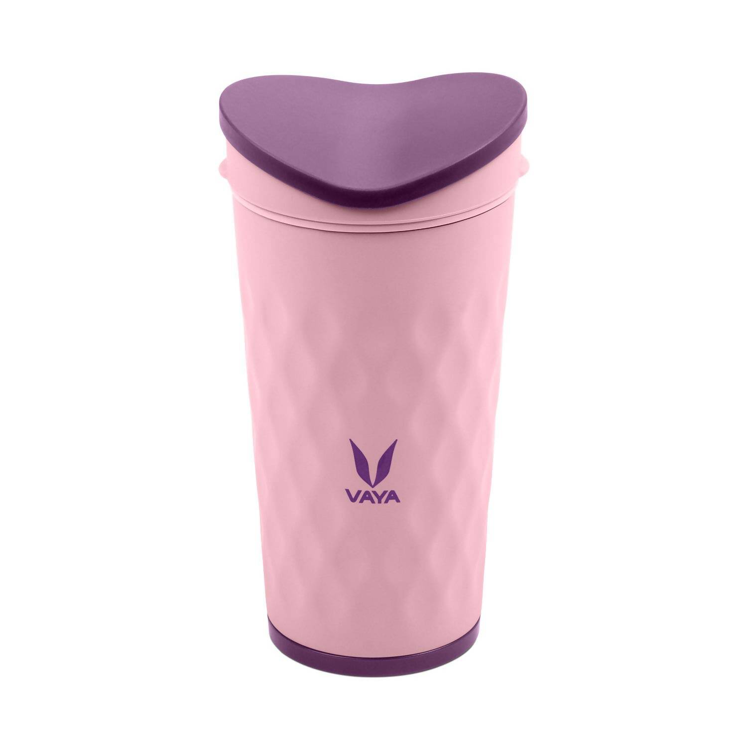 Vaya Drynk Kid'S Stainless Steel Tumbler With Spill-Proof Pediasafe Lid - 350ml (Pink)