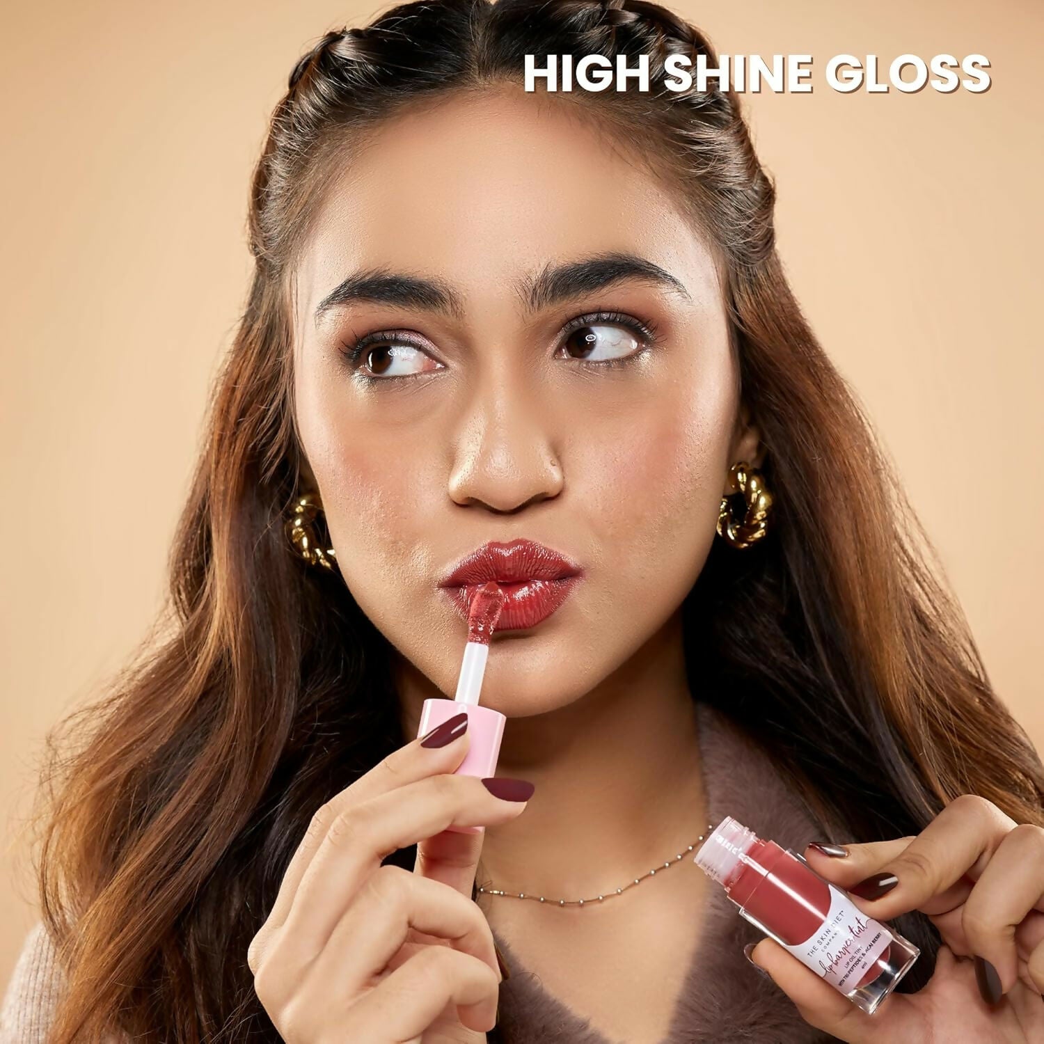 The Skin Diet Company Lip Barrier Tint Pink Affair - Brick Red