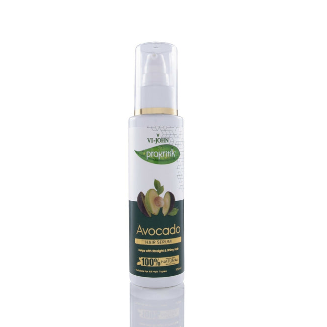 VI-JOHN Prakritik Avocado Hair serum Prevents dryness & Adds shine, 100% Natural Bio-Actives Hover Image