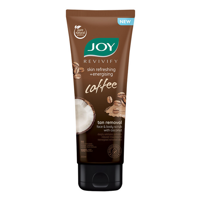 Joy Anti Pollution Exfoliating Coffee Face & Body Scrub Hover Image
