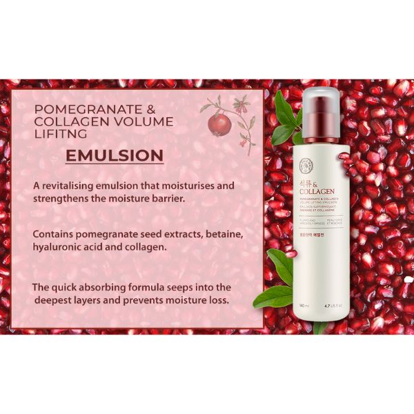 Thefaceshop Pomegranate and Collagen Volume Lifting Emulsion 140ml