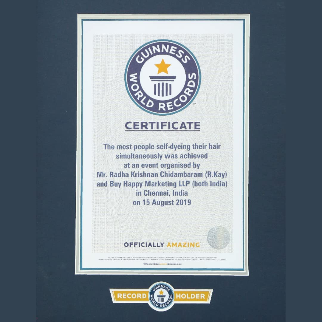 VIP Hair Color Shampoo Black 180ml for Men & Women 100% Grey Coverage