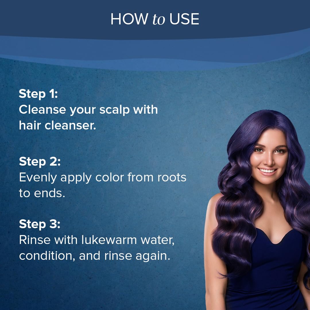 Khadi Natural Indigo Herbal Hair Color 150g Gray Coverage Chemical-Free