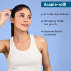 Sotrue Derma Roller For Hair Growth 1 mm with 540 Stainless Steel Needles - Activates Hair Follicles, For Hair Fall & Hair Thickening, Reduces Acne Scars