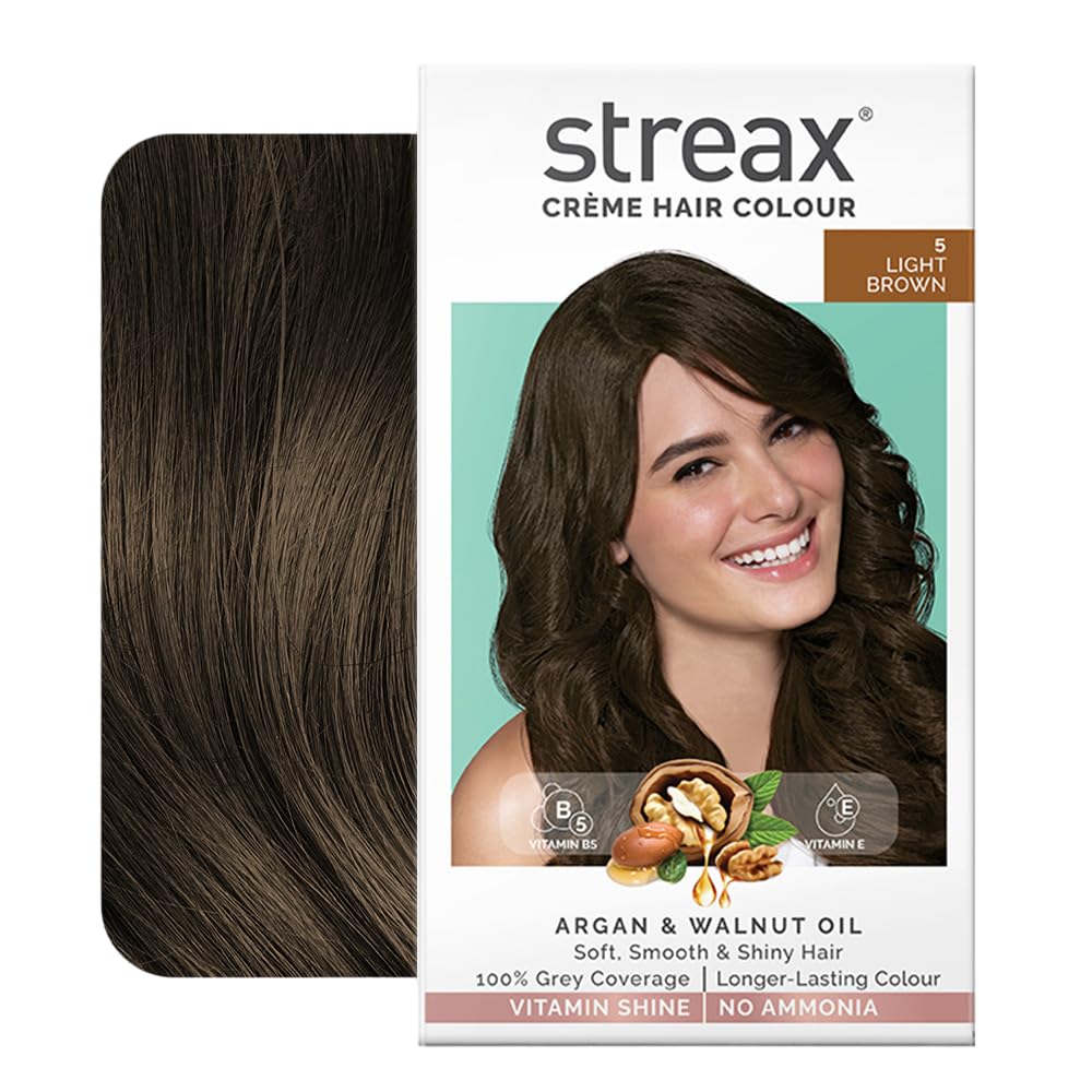 Streax Burgundy Hair Color 3.16 with Argan & Walnut Oil 100% Grey Coverage