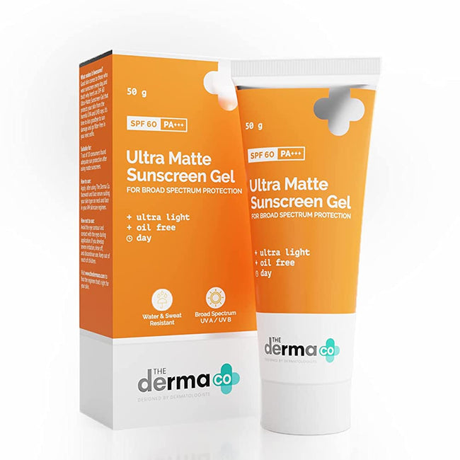 The Derma Co Ultra Matte Sunscreen Gel for Broad Spectrum Protection Hover Image