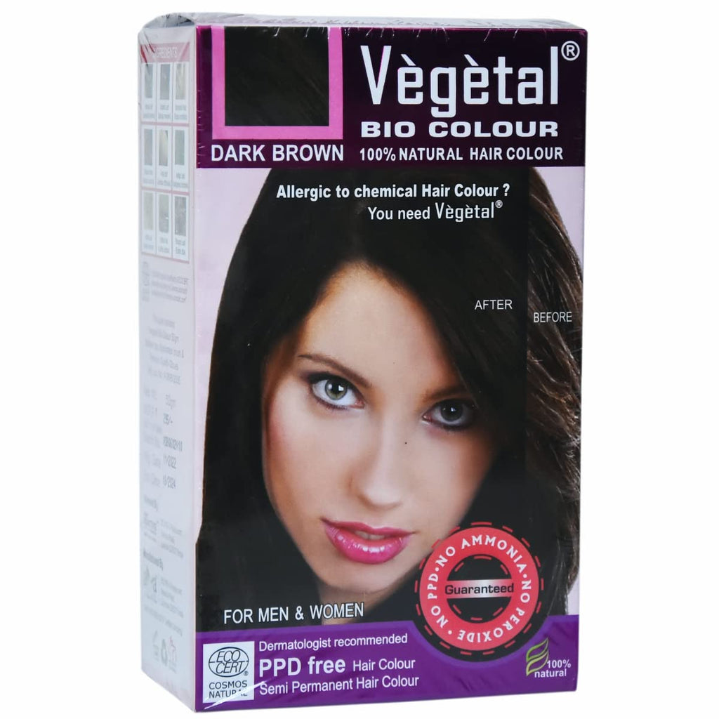 Vegetal Bio Dark Brown Hair Color 50g Ammonia-Free Organic Kit