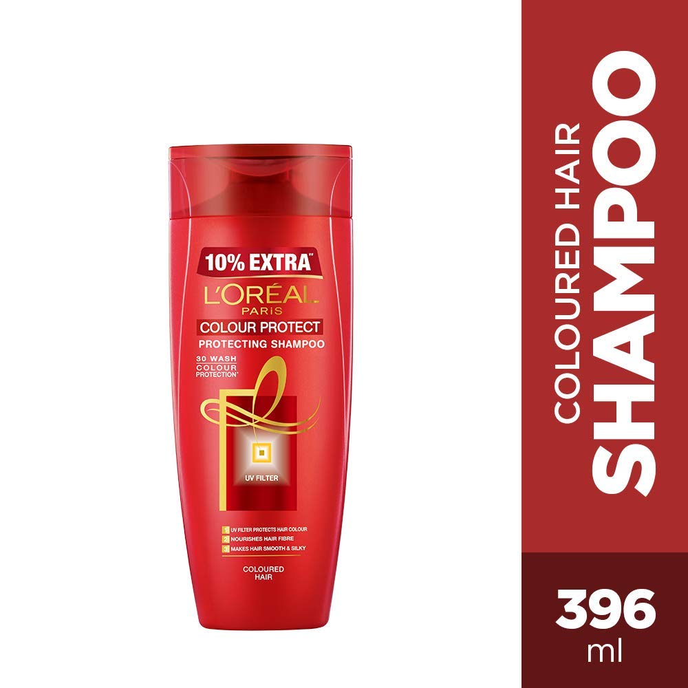 L'OREAL PARIS Excellence Creme Hair Color, 5 Light Brown/Natural Brown, 72Ml+100G And Color Protect Shampoo, 360Ml (With 10% Extra)