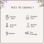 Organic Ammonia-Free Hair Color, Brown, 100g - 100% Grey Coverage