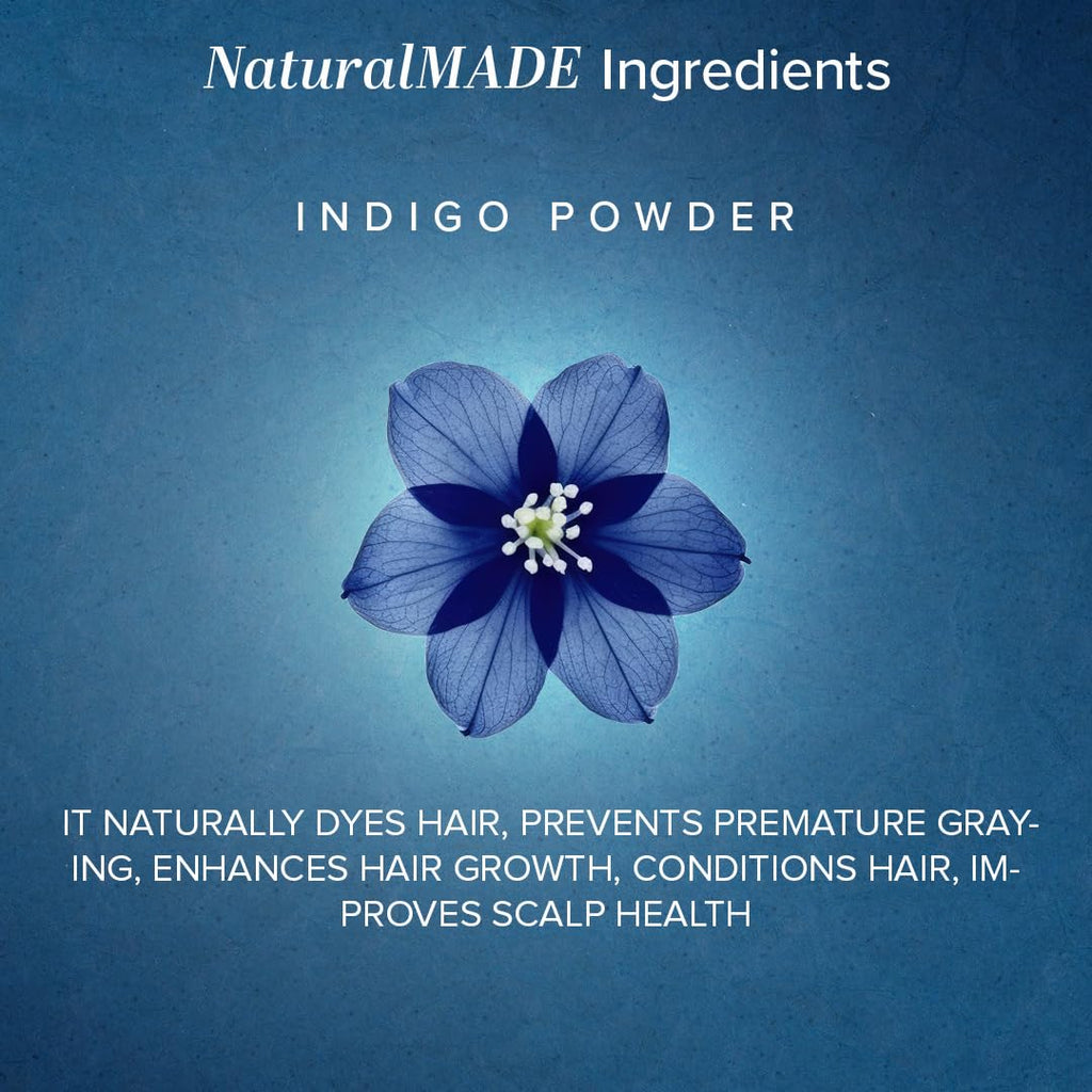 Khadi Natural Indigo Herbal Hair Color 150g Gray Coverage Chemical-Free