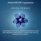 Khadi Natural Indigo Herbal Hair Color 150g Gray Coverage Chemical-Free