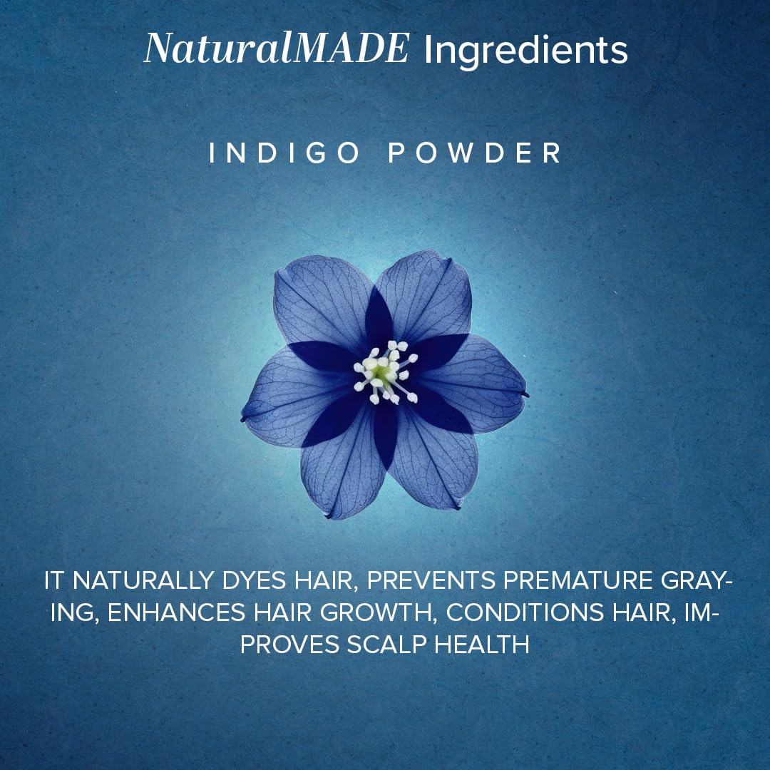 Khadi Natural Indigo Herbal Hair Color 150g Gray Coverage Chemical-Free