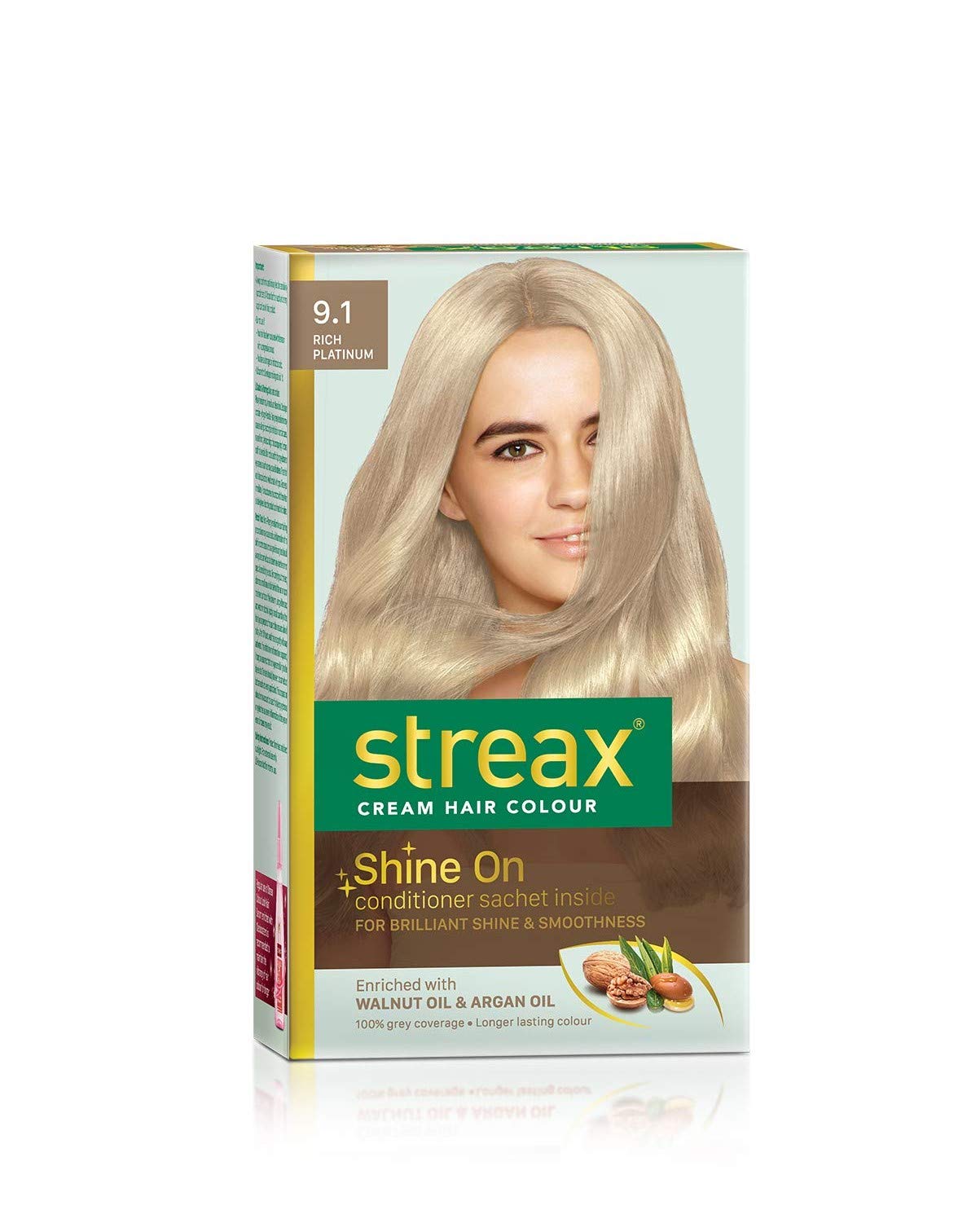 Streax Burgundy Hair Color 3.16 with Argan & Walnut Oil 100% Grey Coverage