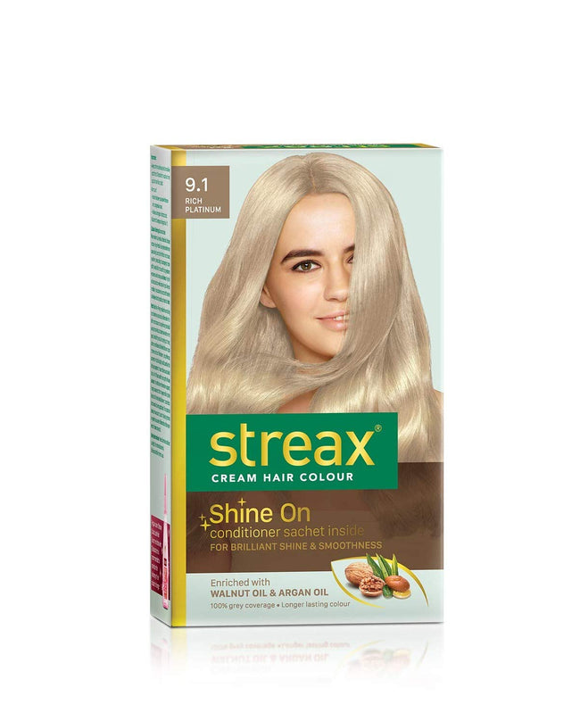 Streax Burgundy Hair Color 3.16 with Argan & Walnut Oil 100% Grey Coverage Main Image