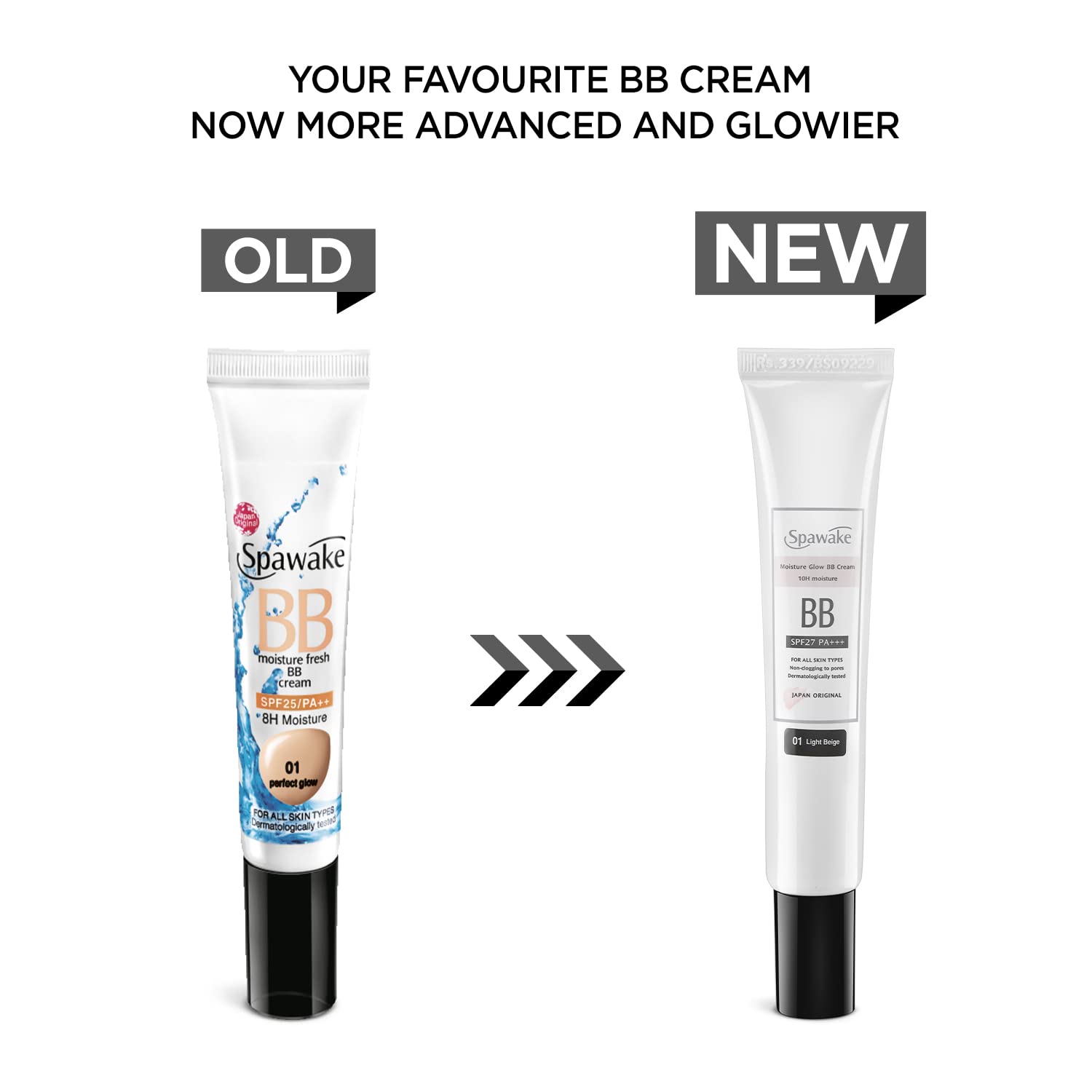 Spawake Moisture Glow BB Cream SPF27/PA+++ - 01 Light Beige