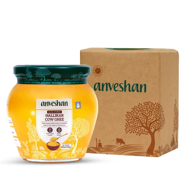 Anveshan A2 Desi Cow Ghee | Pure, Natural & Healthy Ghee | A2 Gir Cow Ghee Main Image