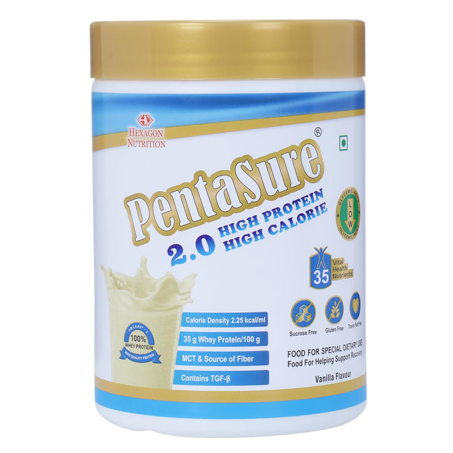 PentaSure 2.0 High Protein Powder - Vanilla Flavor Hover Image