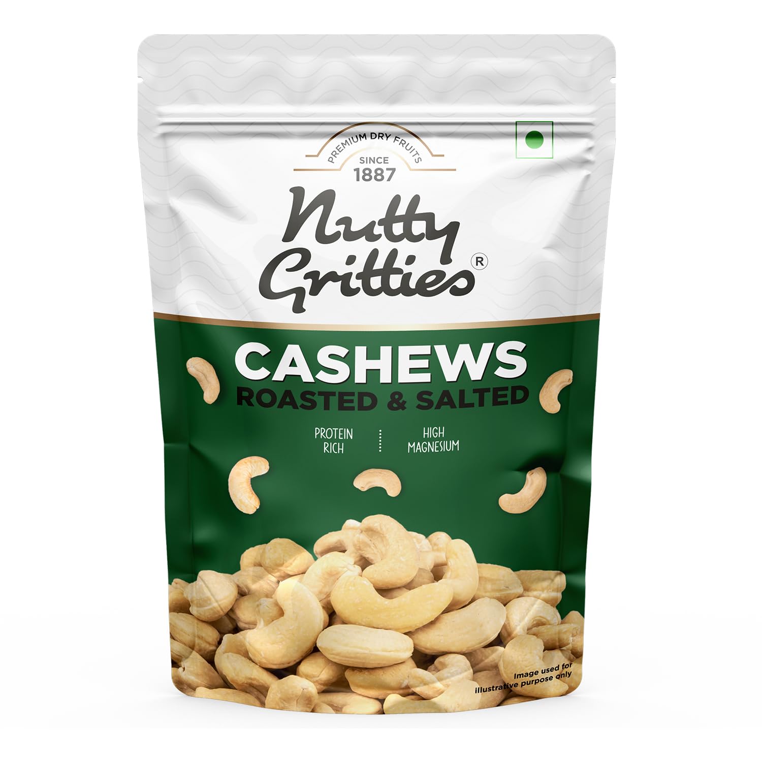 Nutty Gritties Jumbo Roasted Cashew Nuts Lightly Salted