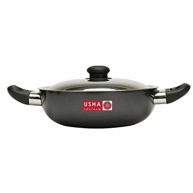 Anodised kadhai with Stainless Steel Lid Hover Image