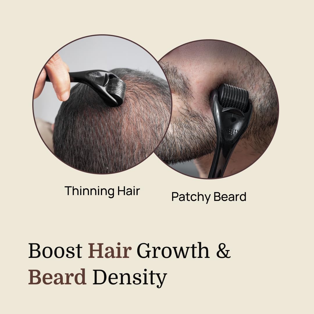 ForMen Derma Roller for Hair Growth For Scalp, Beard