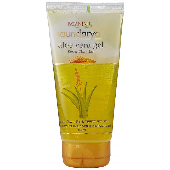 Patanjali Saundarya Aloe Vera Gel Kesar Chandan Main Image