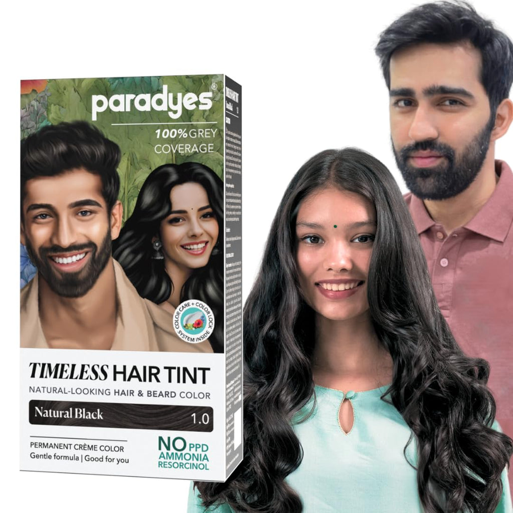 Paradyes Rich Burgundy Hair Color, Permanent, Grey Coverage, No PPD/Ammonia