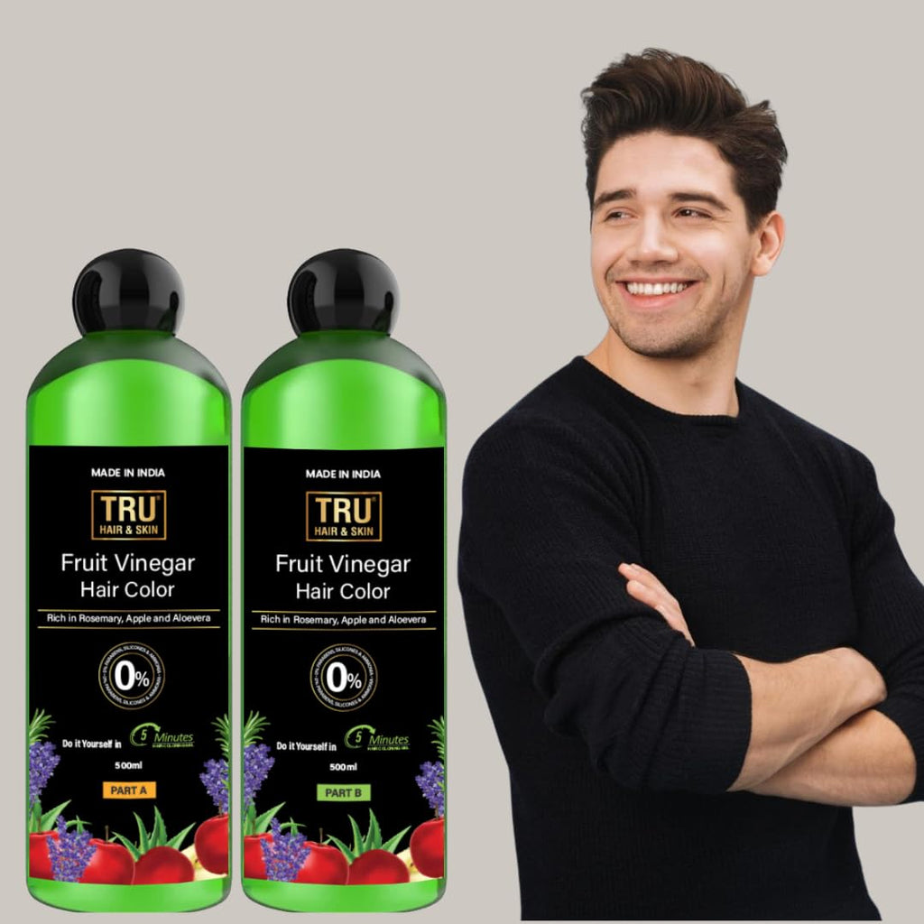 TRU HAIR & SKIN Fruit Vinegar Hair Color - 1000ml