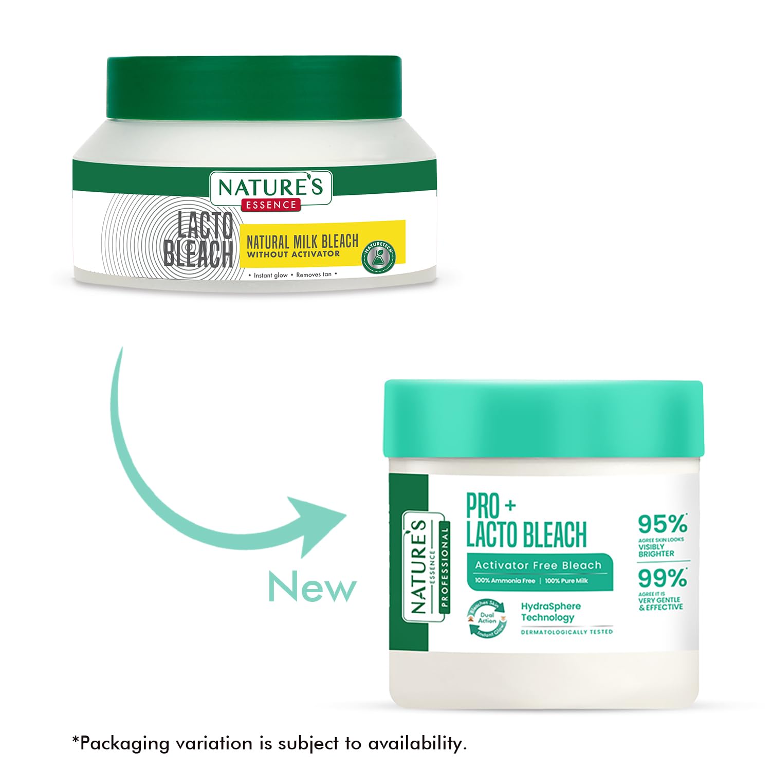 Nature's Essence Lacto Bleach Natural Milk Bleach Without Activator