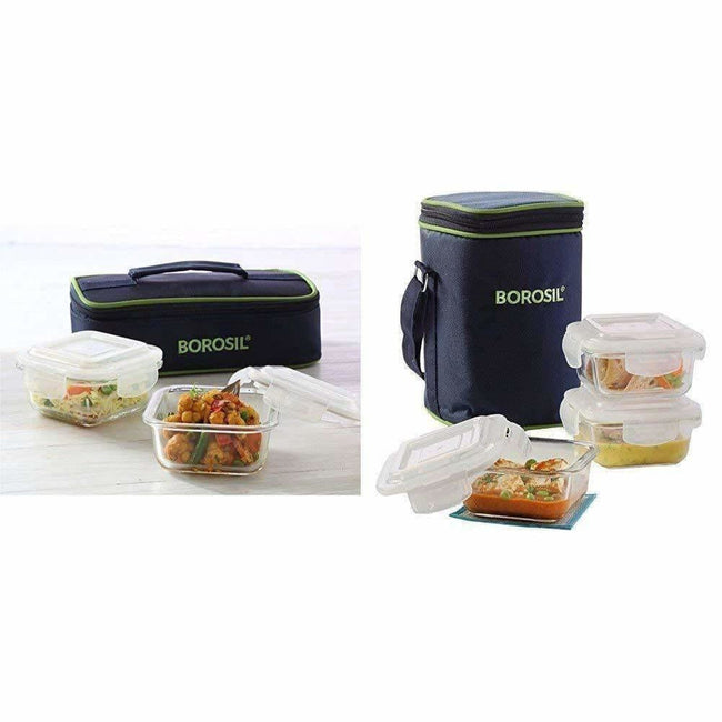 Glass Tiffin Set, 320ml, Set of 2 Hover Image