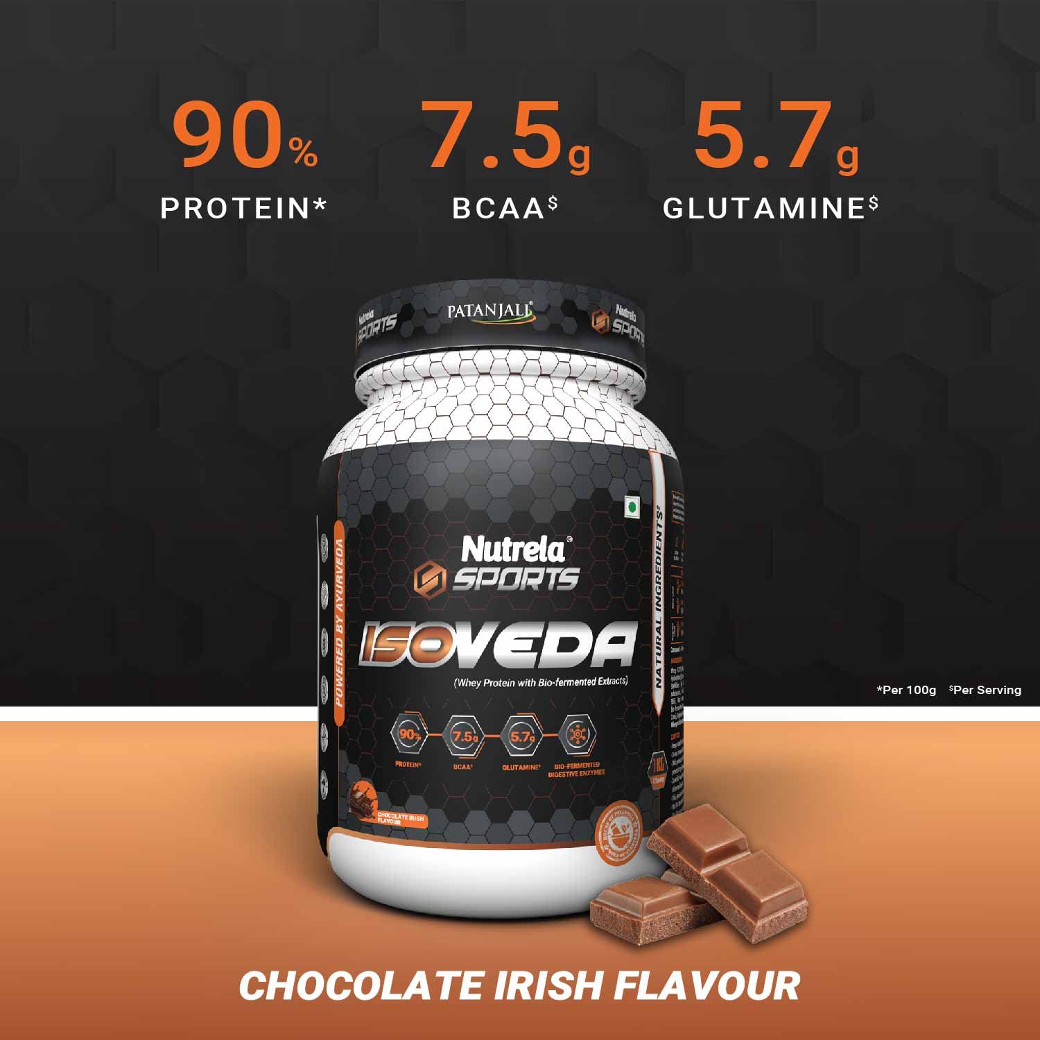 Patanjali Nutrela ISOVEDA Gold Powder