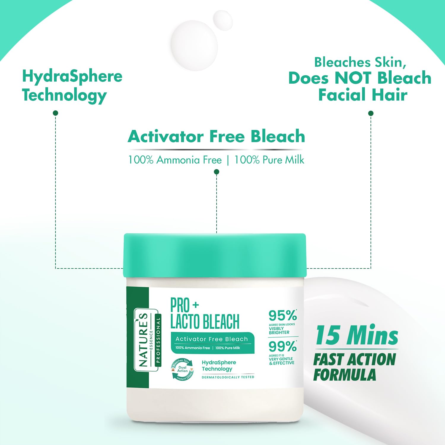 Nature's Essence Lacto Bleach Natural Milk Bleach Without Activator