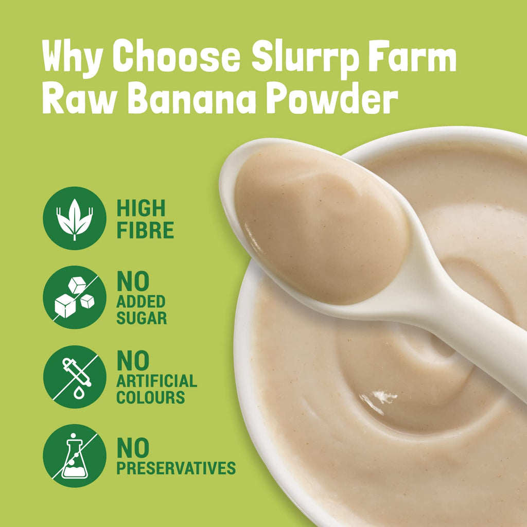Slurrp Farm Raw Banana Powder Cereal from Kerala For Little Ones
