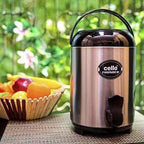 Cello Thunder Stainless Steel Flask, 4 Litres, Black