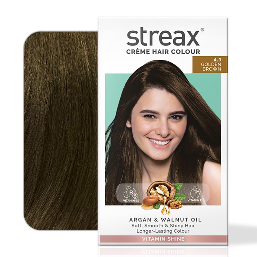 Streax Burgundy Hair Color 3.16 with Argan & Walnut Oil 100% Grey Coverage