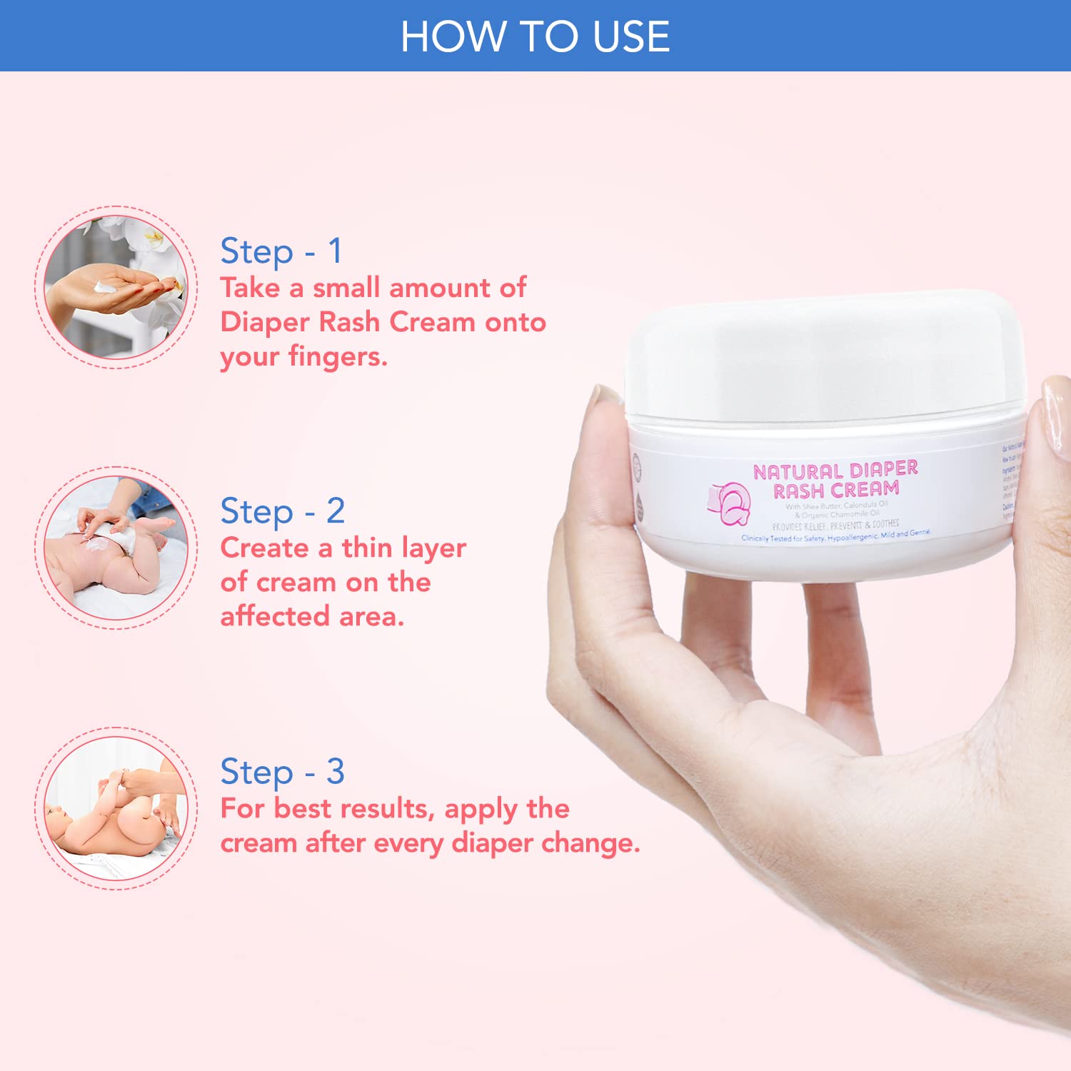 The Moms Co Natural Diaper Rash Cream for Baby