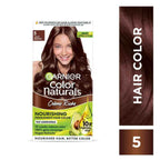 Garnier Color Naturals Crème hair color, Shade 5 Light Brown, 70ml + 60g