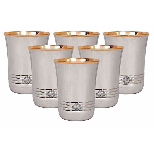 Copper Glass Tumbler Set, Drink ware - 6 Pieces Hover Image