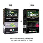 INDUS VALLEY 100% Organic Henna Hair Color (Soft Black)-100 g Pack of 1